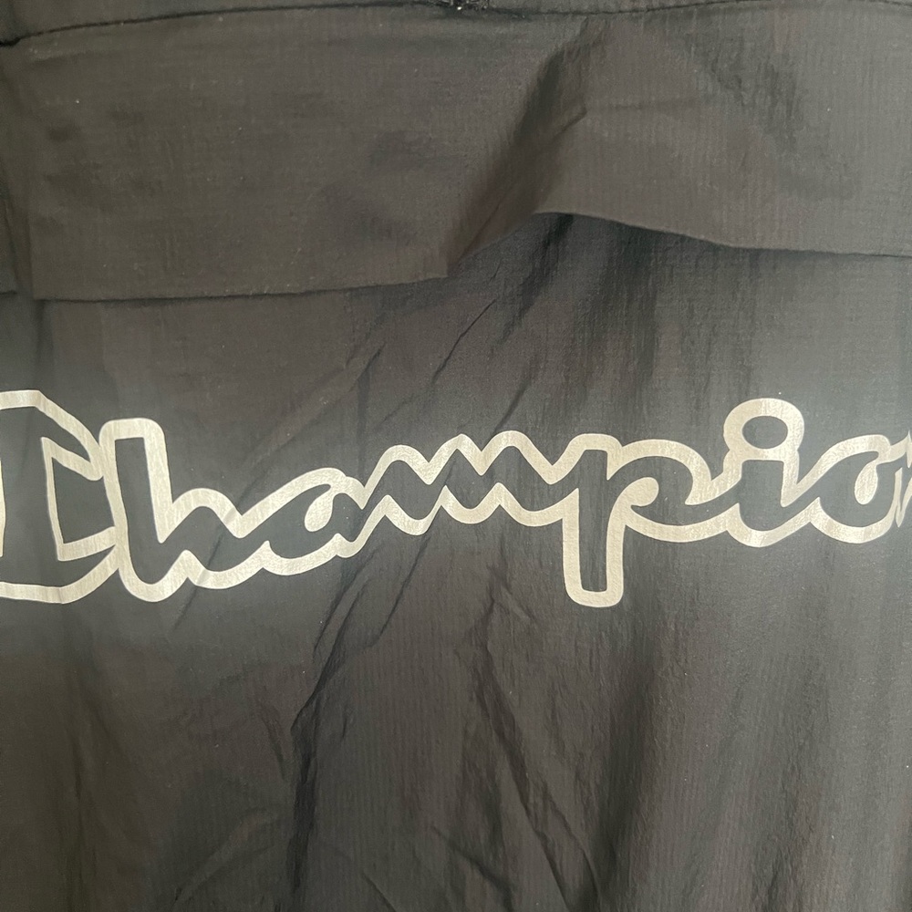 Champion Black Lightweight Jacket Packable Anorak - image 5